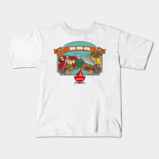 BBQ Autumn Sitcker Kids T-Shirt